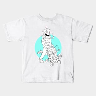 Cat Daddy Father's Day Kids T-Shirt